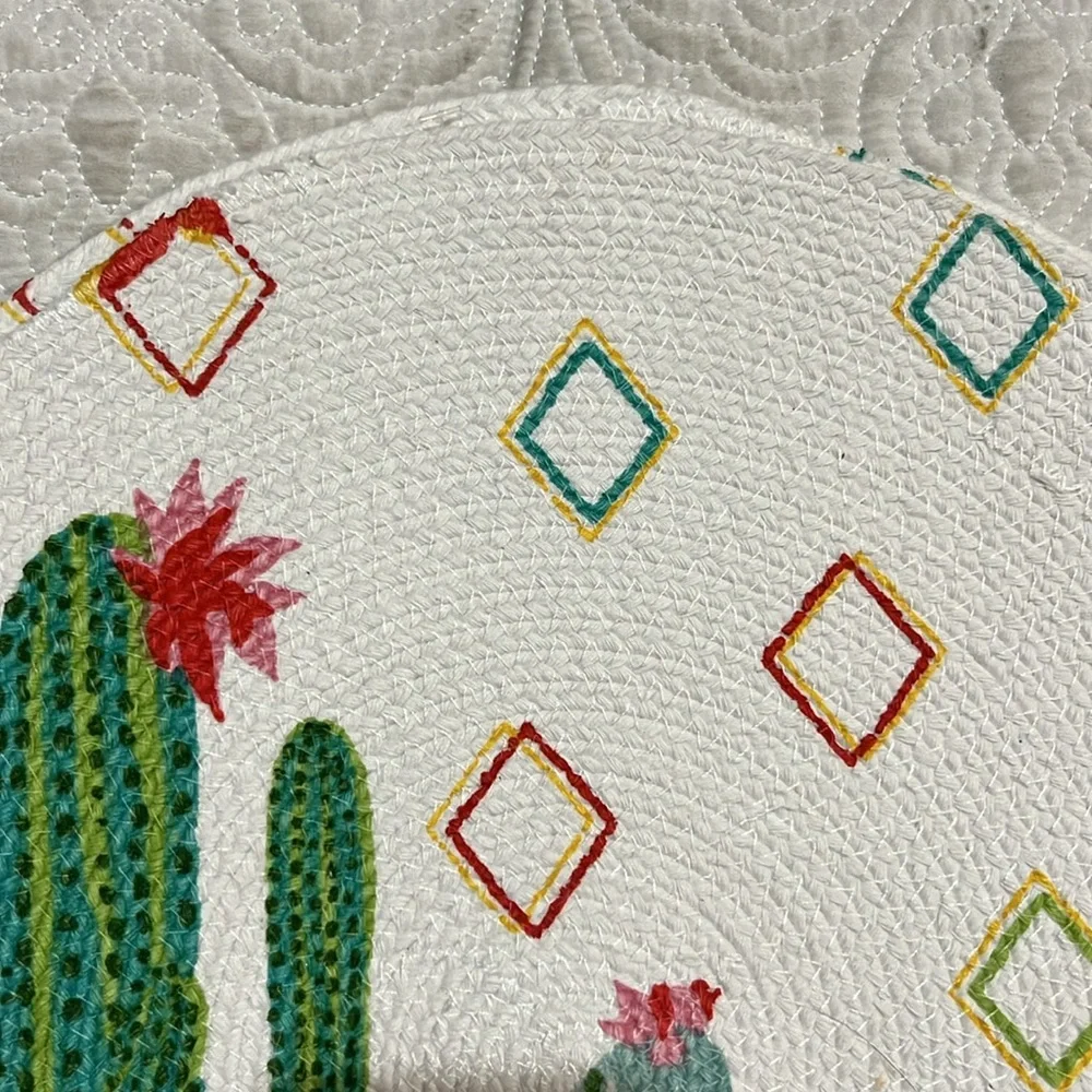Kay Dee Designs braided round placemats, set‎ of 3